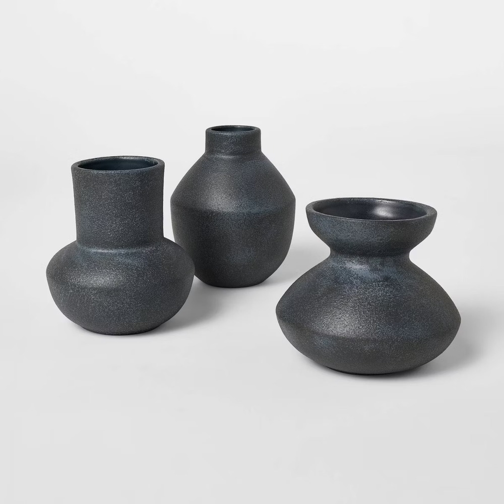 Set of 3 Bud Vases Indigo‎ - Threshold Studio McGee, Target